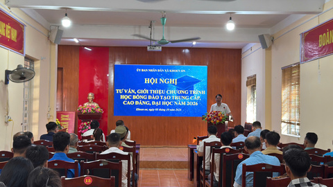 Khoen On tổ chức tư vấn, giới thiệu chương trình học bổng đào tạo năm 2026