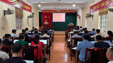 Đảng ủy xã quán triệt, triển khai các văn bản của Trung ương, Tỉnh ủy
