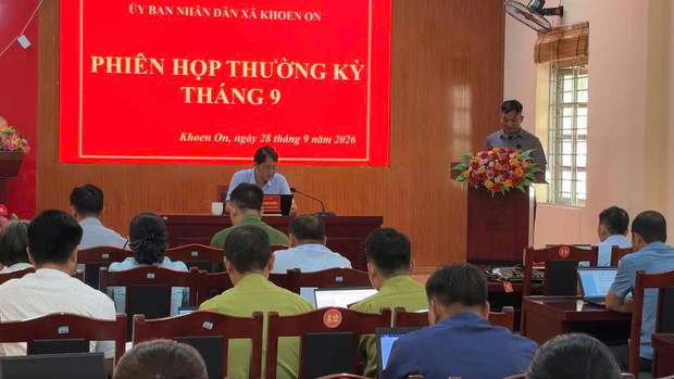 UBND xã Khoen On tổ chức phiên họp thường kỳ tháng 9 năm 2026