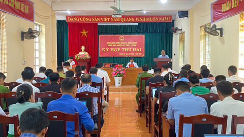 Kỳ họp thứ hai HĐND xã Khoen On khóa XXI, nhiệm kỳ 2021 - 2026