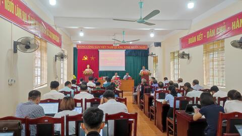 ĐẢNG BỘ XÃ KHOEN ON TỔ CHỨC HỘI NGHỊ BAN CHẤP HÀNH LẦN THỨ TƯ (MỞ RỘNG)