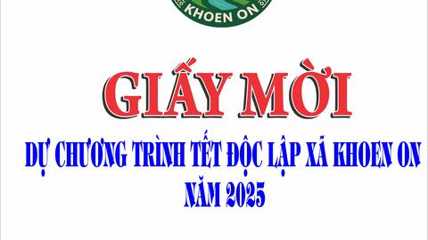 Chương trình Tết độc lập xã Khoen On năm 2025, Chủ đề "Non nước Khoen On"