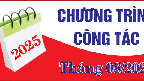 THÔNG BÁO Chương trình công tác tháng 8 năm 2025 của Chủ tịch, các Phó Chủ tịch Ủy ban nhân dân xã Khoen On