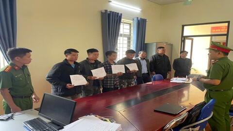 Công an xã Khoen On bắt, khởi tố 04 đối tượng về hành vi sử dụng trái phép chất ma túy - Sự nghiêm minh của pháp luật đối với tội phạm ma túy.