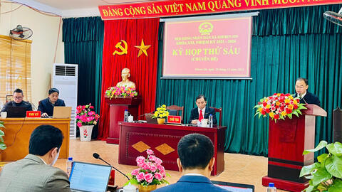 HĐND xã Khoen On tổ chức thành công kỳ họp thứ sáu khóa XXI (kỳ họp chuyên đề)