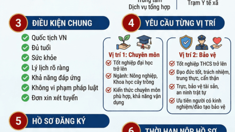 Thông báo Xét tuyển hợp đồng lao động theo Nghị định số 111/2022/NĐ-CP