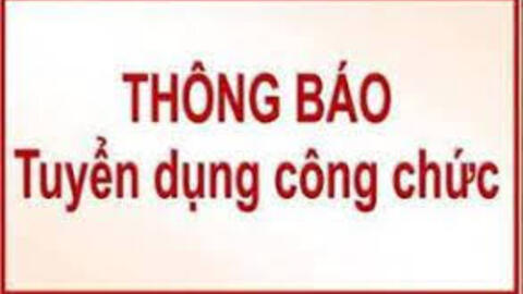 Thông báo Tuyển dụng công chức tỉnh Lai Châu năm 2026 (đợt 2) của Sở Nội vụ tỉnh Lai Châu