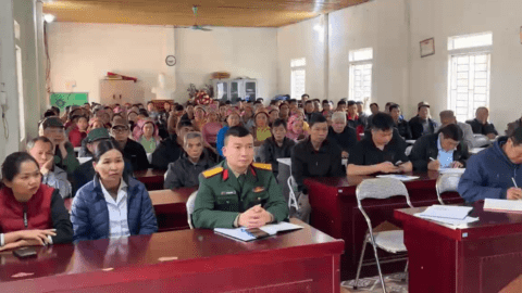 Hội nghị lấy ý kiến cử tri với người ứng cử HĐND xã khoá XXII, nhiệm kỳ 2026 -2031; Trạm Y tế xã thông tin tuyên truyền công tác Y tế