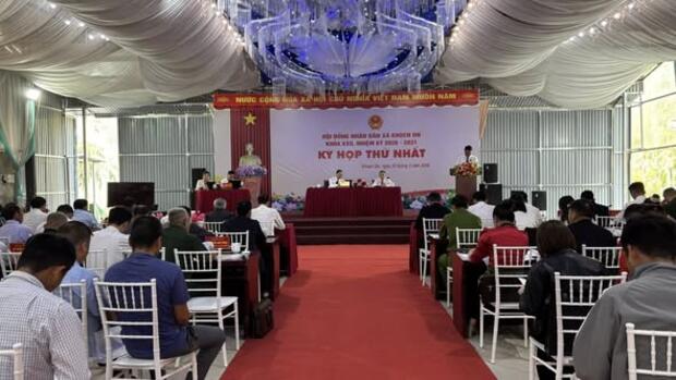 Kỳ họp thứ nhất HĐND xã Khoen On khóa XXII, nhiệm kỳ 2026 - 2031