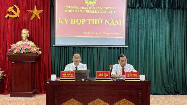 HĐND xã Khoen On - Kỳ họp thứ năm
