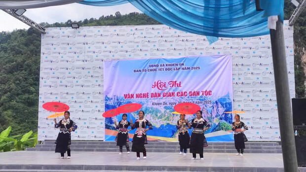 Khởi động các hoạt động Tết độc lập năm 2025 Xã Khoen On
